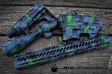 Mad Dragon Camo On An Ar15 Set Wleupold Optic In Mad Black Mad Green