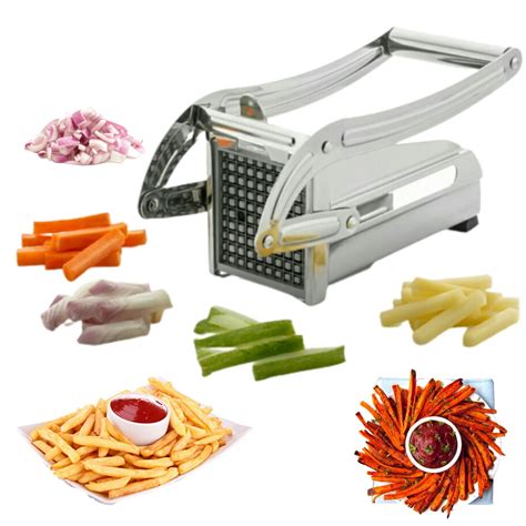 Kitchenquip Stainless Steel Fruit And Vegetable Chipser Potato Chipser