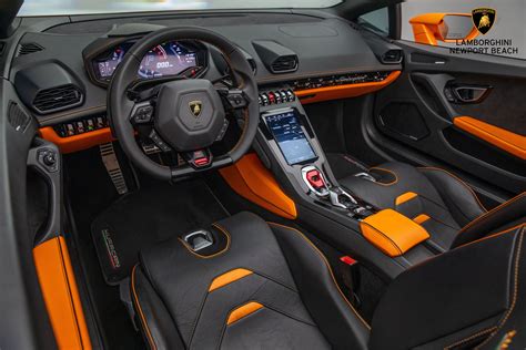 Arancio Borealis Lamborghini Huracan Evo Newport Beach