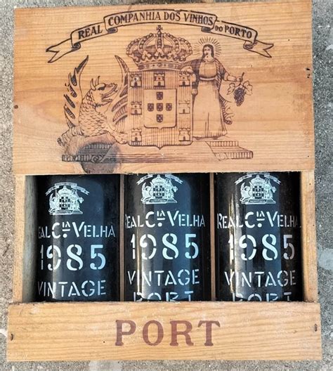 1985 Real Companhia Velha Vintage Port 3 Bottles 0 75L Catawiki