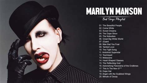 Marilyn Manson • Greatest Hits • Playlist • 2021 : Marilyn Manson ...