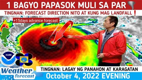 Bagyo Papasok Sa Par Landfall Tingnan Tingnan Weather Update