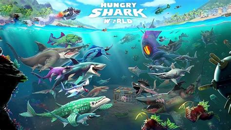 Hungry Shark World Cosmic Alan Deep Monster Unlocked All 39 Sharks