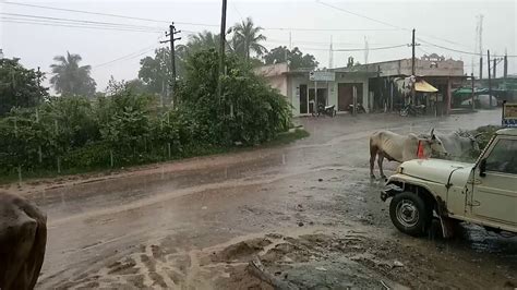 Full Rain In Dahegaon Village Youtube