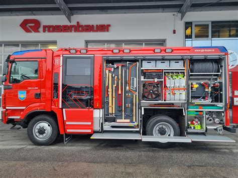 Gasilci Iz Koprske Brigade Bogatej I Za Novi Rosenbauer At Rosenbauer