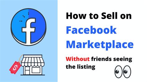 How To Sell On Facebook Marketplace Without Friends Seeing The Listing Youtube