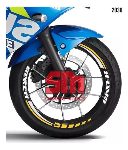 Comprar Stickers Reflejantes Para Rin De Moto Suzuki Gixxer Nid