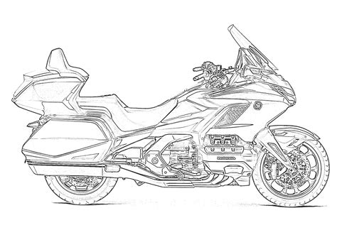 [Printables] Free Motorcycle Coloring Pages | BAPS