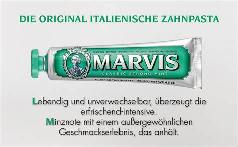 Marvis Dentifricio Strong Mint Ml Amazon It Salute E Cura Della