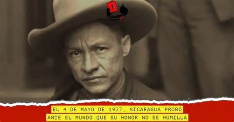 Sandino Y El Pacto Del Espino Negro El Rescate De La Dignidad