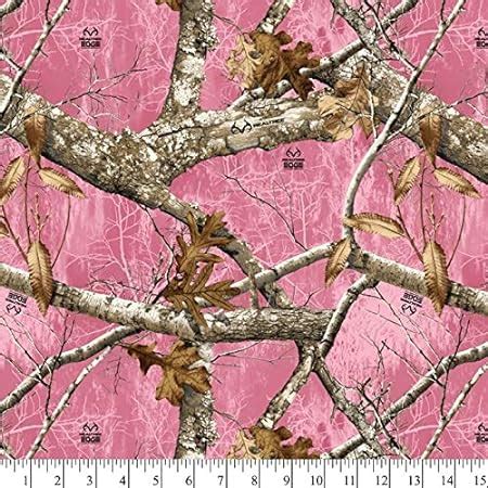 Amazon Realtree Pink Camouflage Cotton Fabric By The Yard