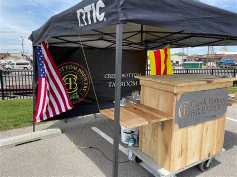 Festival Set Up Creek Bottom Brewery