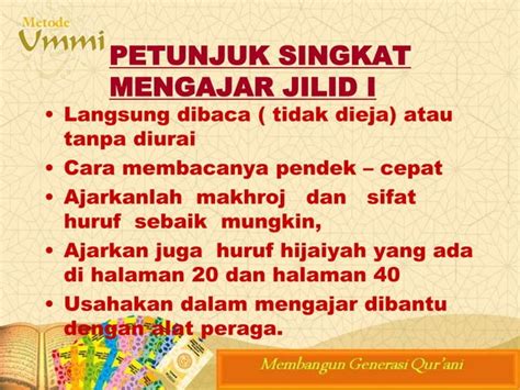 Materi Ummi Jilid 1 Ppt