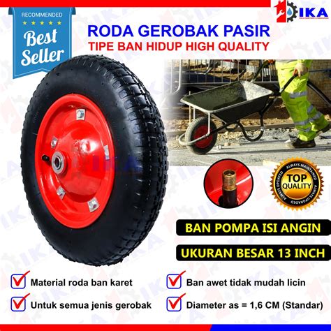 Jual Roda Gerobak Pasir Original Ban Angin Ban Gerobak Dorong Roda