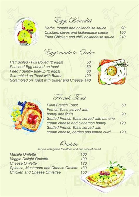 Menu at Backyard Bistro Hakimpara, Siliguri