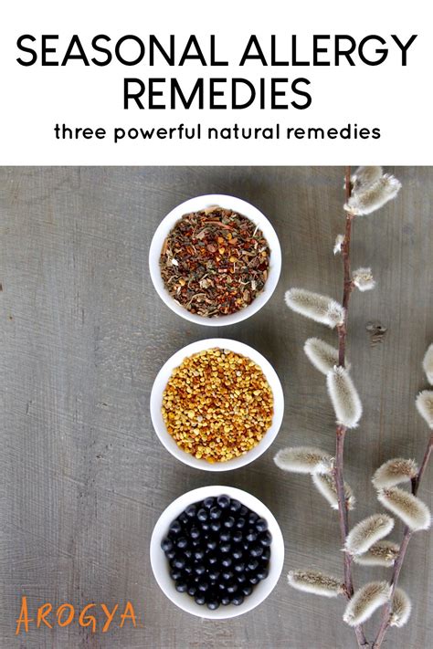 Natural Remedies For Seasonal Allergies Seasonal Allergy Remedies