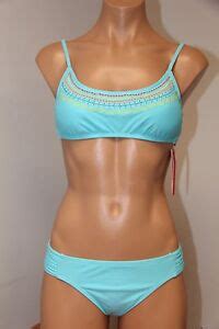 NWT Bikini Nation Swimsuit Bikini 2pc Set Size L Ocean EBay