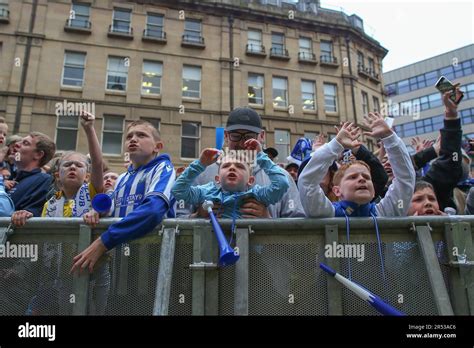 Sheffield Wednesday Fans Chant As Sheffield Wednesday Celebrate