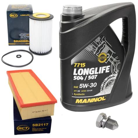 L Huile De Moteur Filtre Kit W Litre Bouchon Pour Audi Seat