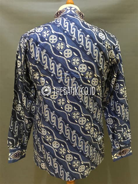 Jual Baju Kemeja Batik Tulis Sutra ATBM Baron Lengan Panjang Motif