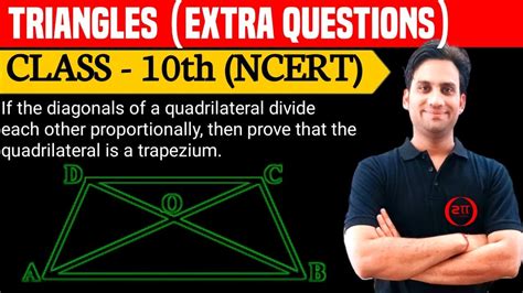 If The Diagonals Of A Quadrilateral Divide Each Other Proportionally