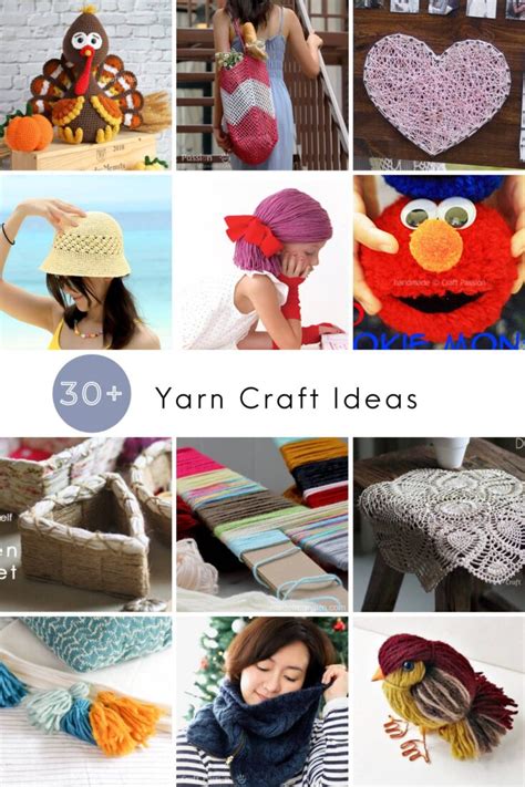 34 Free Yarn Crafts Ideas That You Can DIY • Made From Yarn