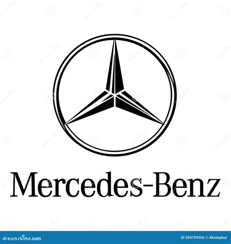 Mercedes logo editorial photo. Illustration of stuttgart - 204759356