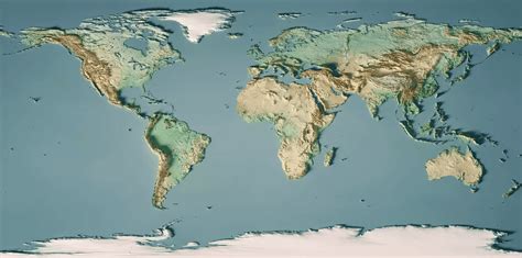 World Topographic 3D Map : r/MapPorn