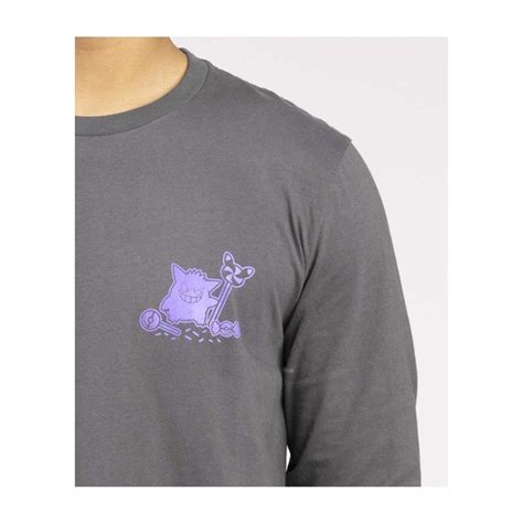 Gengar Pokémon Sweet Temptations Fitted Long Sleeve T Shirt Adult