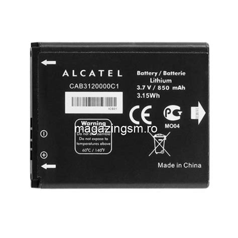 Acumulator Alcatel CAB3120000C1 BY42 850 MAh Original Pret