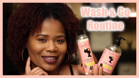 How To Do A Wash And Go Using Camille Rose Naturals Curl Love And Curl