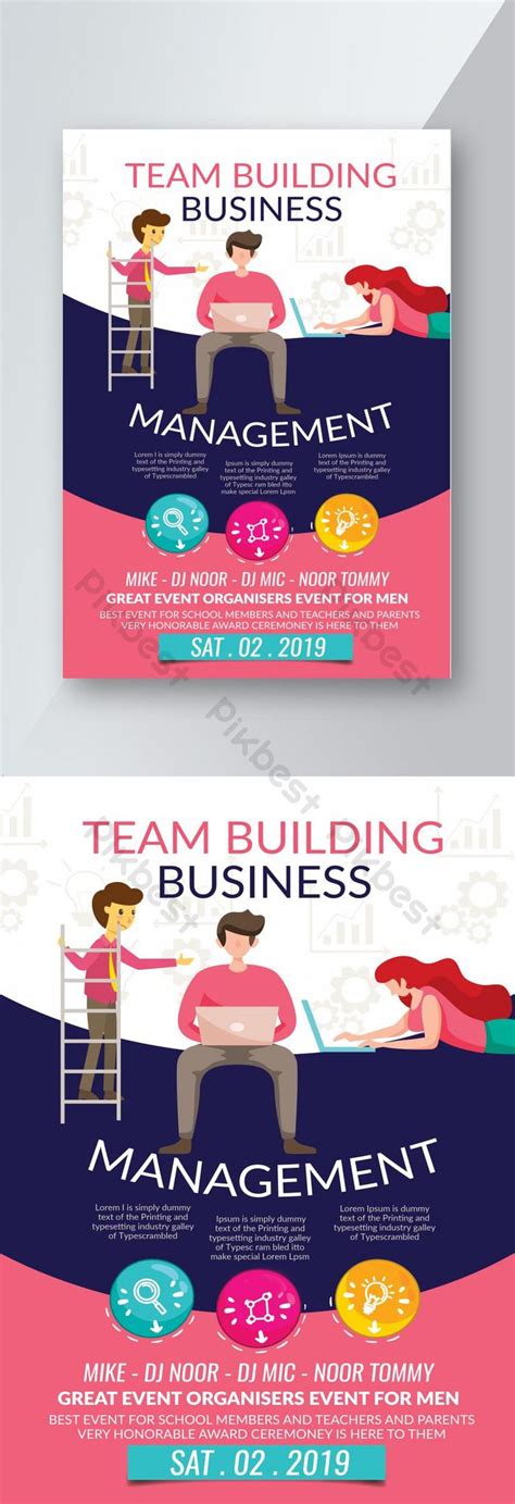 Team Building Business Flyer Templates | PSD Free Download - Pikbest