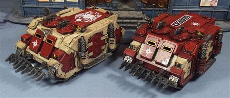 Mordian Th Regiment Heresy Era Thousand Sons Rhinos Painted