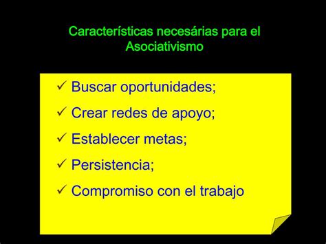 Ppt C Mo Obtener Resultados Positivos Con El Asociativismo