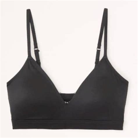 Abercrombie Next To Naked V Neck Bralette Size Depop