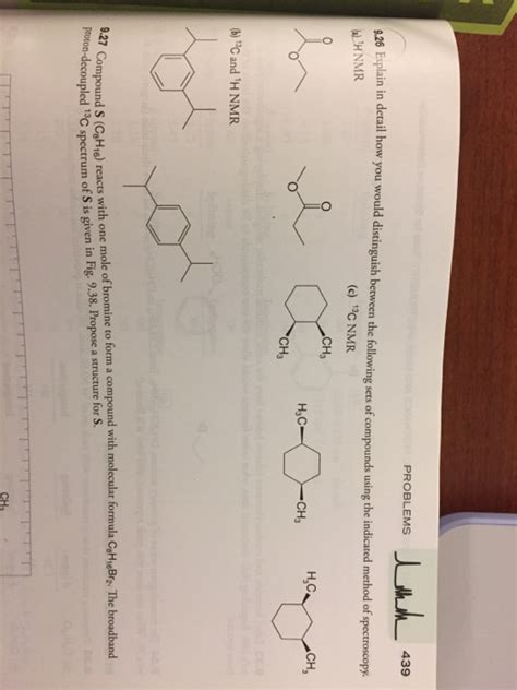 Solved Explain In Detail How You Would Distinguish Between Chegg