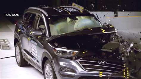 Crash Test Hyundai Santa Fe Vs Hyundai Tucson YouTube