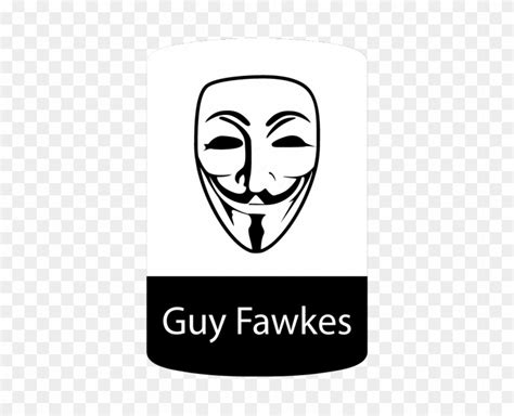 Guy Fawkes Mask Logo Badge Sticker Unixstickers Disobey V For