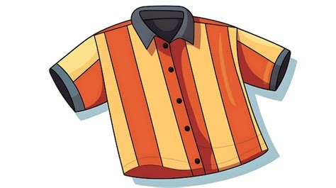 premium photo shirt  cartoon vector  stripes