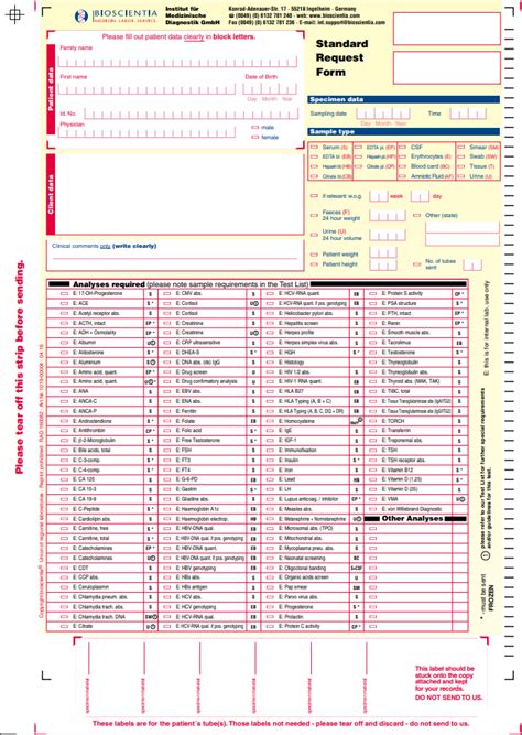 Request Forms Instructions For Completion Laboratory Diagnostics