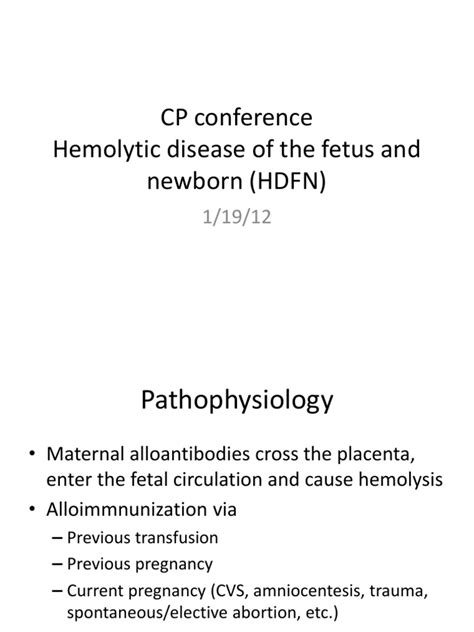 Hdfn Immunoglobulin G Antibody