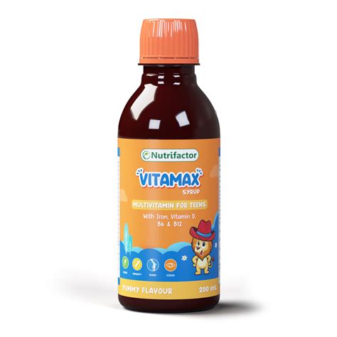 Vitamax Syrup Multivitamin Syrup For Teens In Pakistan Nutrifactor