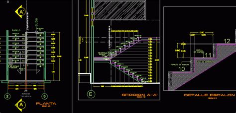 Stair Details DWG Section for AutoCAD • Designs CAD