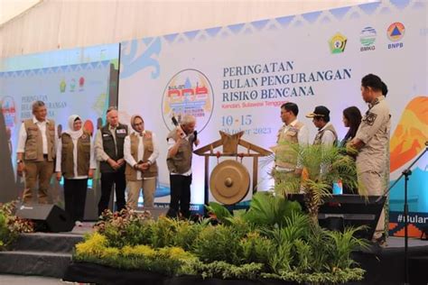 Buka Pameran Kebencanaan Bulan Prb Sekda Provinsi Sultra Paparkan