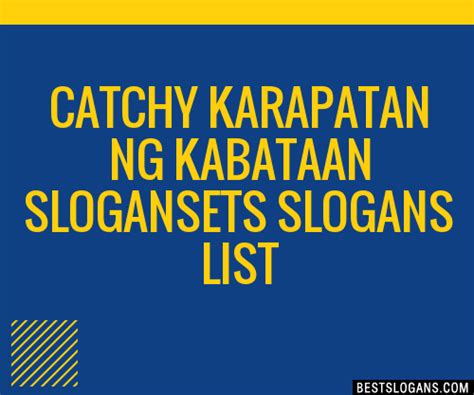 100 Catchy Karapatan Ng Kabataan Ets Slogans 2024 Generator Porn Sex