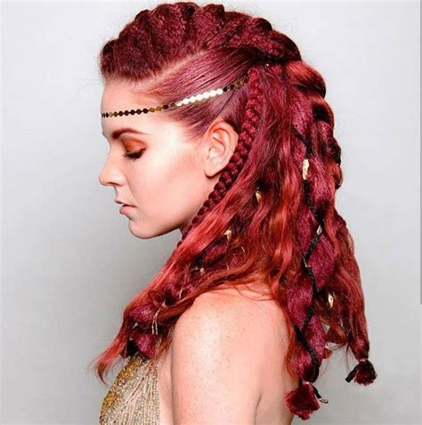 Viking Hairstyles Women Viking Hairstyle Meanings 100 Best Viking