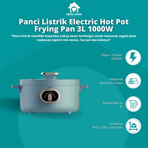 Jual PANCI LISTRIK ELEKTRIK SERBAGUNA ELECTRIC PAN HOT POT MULTIFUNGSI