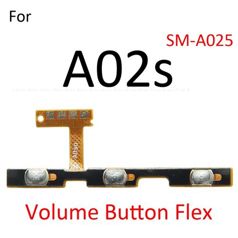 Switch Power On Off Button Flex Cable Parts For Samsung Galaxy A70s A50s A30s A21s A20s A20e