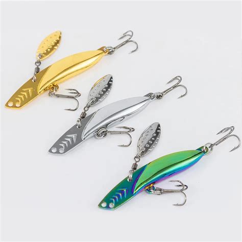 Fishing Lure 7g 10g 15g 20g VIB Vibration With Metal Sinking Spinner