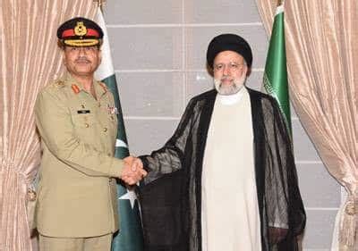 Pakistan Army Chief Meets Iranian President Declares Pakistan Iran